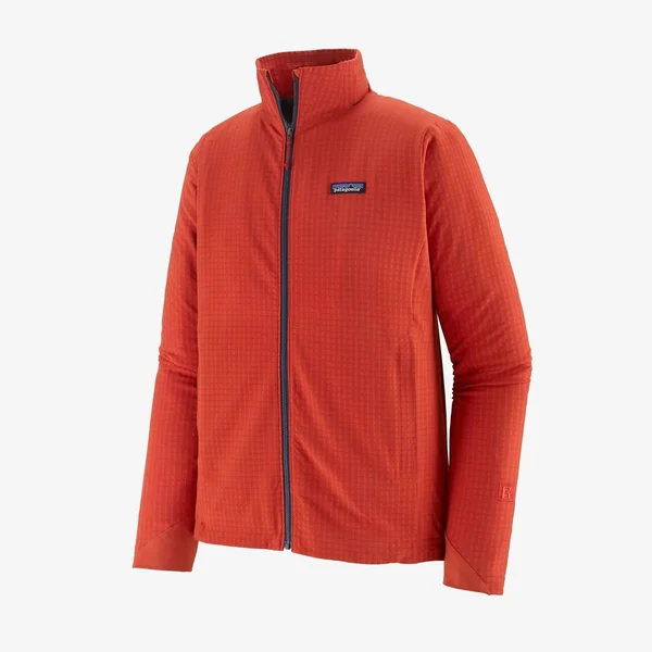 Patagonia R1 TechFace Fleece Jacket - Men's Hot Ember - M