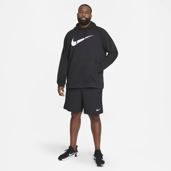Nike Men's Dri-Fit Pullover Training Black Hoodie - Size: Small