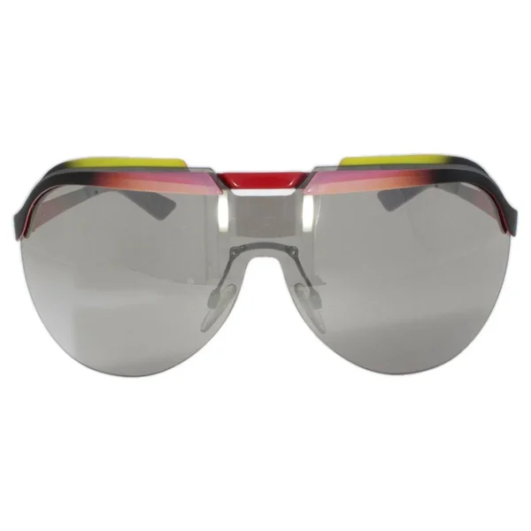 Christian Dior Solar/s Qwu-y1 Gold Blue/gray Sunglasses Authentic