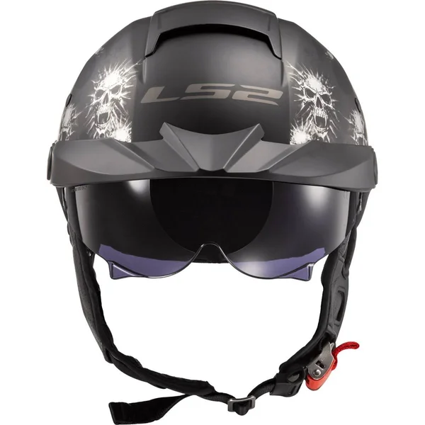 LS2 Rebellion Bones Helmet X-Large Matte Black