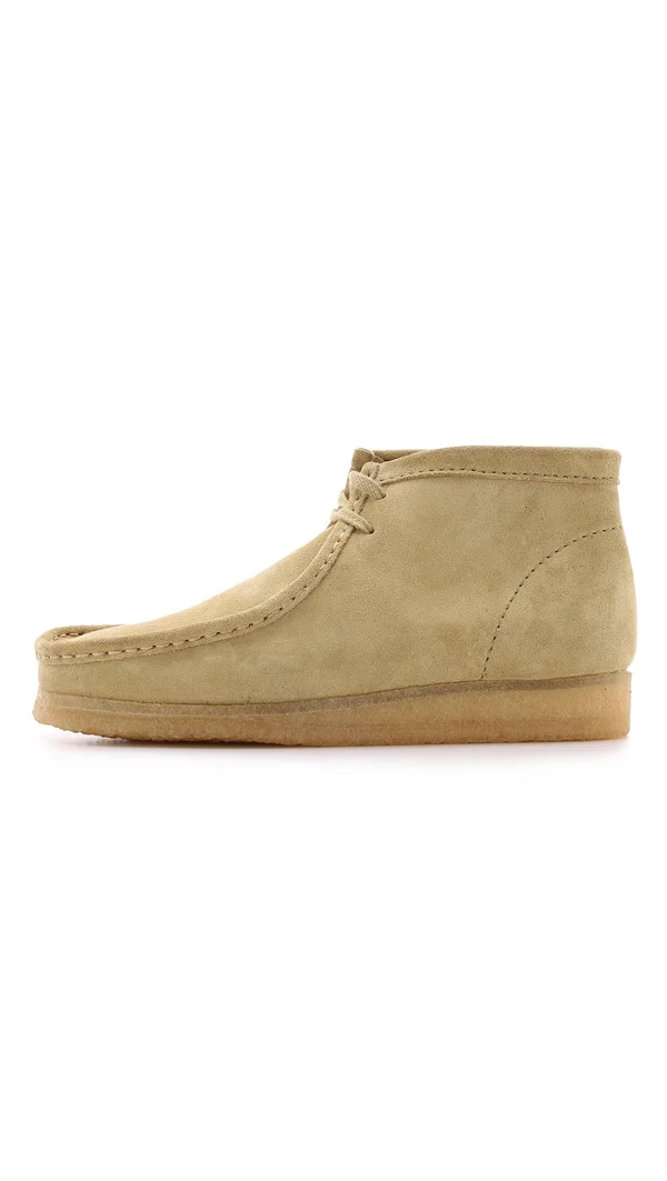 Clarks Men's Wallabee Boot Maple Suede 12