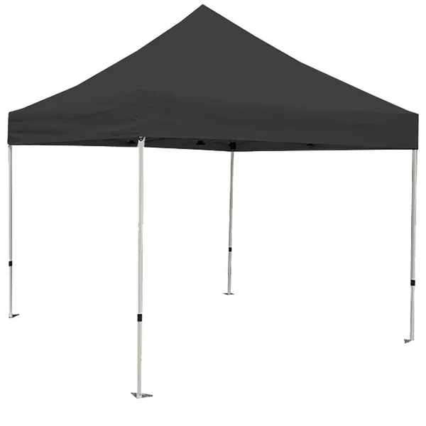 King Canopy Athena 10 ft. x 10 ft. Black Cover White Frame Instant Pop Up Tent - Blacks