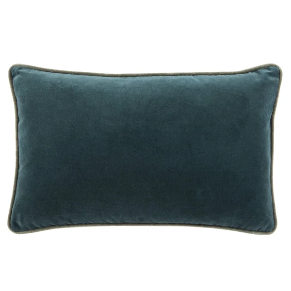 Jaipur Living Lyla Emerson Teal Pillow, Teal, 13x22 x 21x22, Polyester