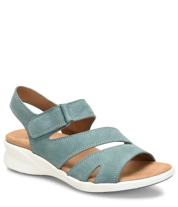 Comfortiva Tippa Womens Sandals CT012907, Teal, Size 7.5 W