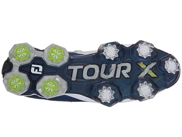FootJoy Men's Tour x Golf Shoes Size 9.5 - White/Navy/Lime
