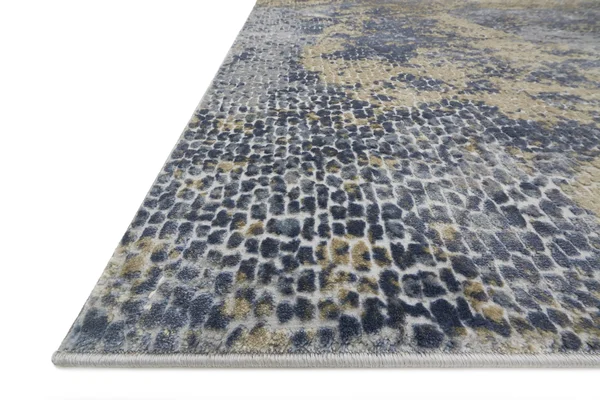 Loloi Patina PJ-05 7&10x22 Round Ocean - Gold Rug