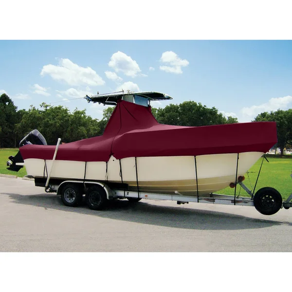 Taylor Made Cover for Boats with Fixed T-Tops and Bow Rails, 21&4x22 x 102x22