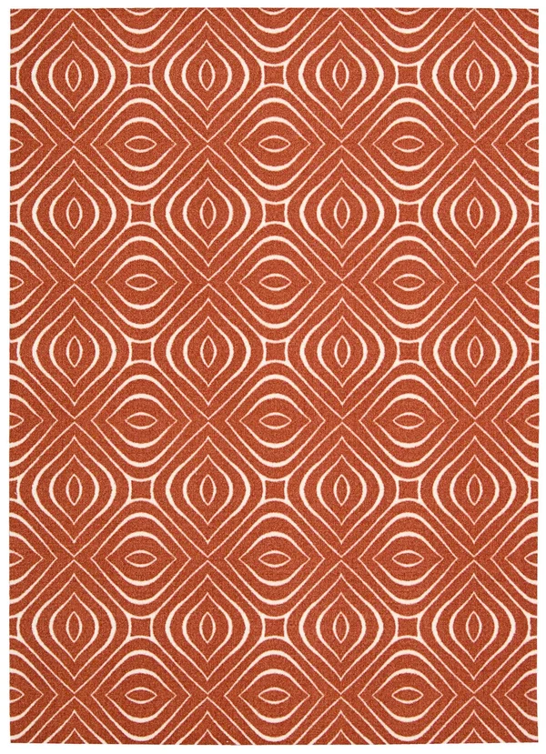 Nourison Enhance Paprika Area Rug - 5& x 7&