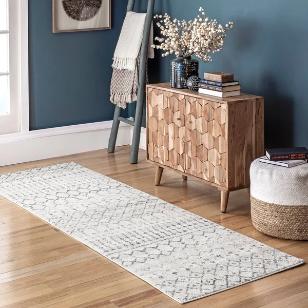 nuLOOM Moroccan Blythe Area Rug, 6& Round, Light Multi