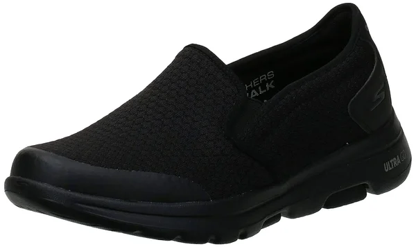 Skechers Men's GOwalk 5 Apprize Slip on Sneaker - Black/Black
