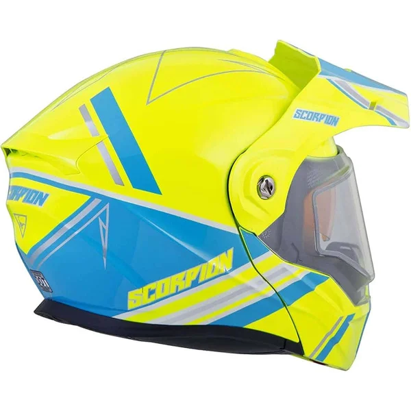 Scorpion EXO-AT950 Teton Helmet - Dual Lens - Hi-Viz Yellow/Black - SM