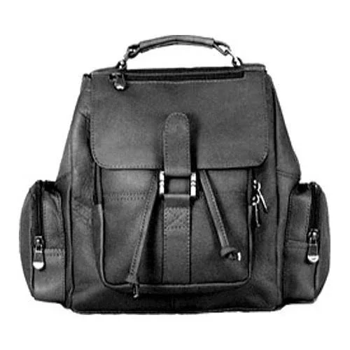 David King Mid Size Top Handle Backpack Black
