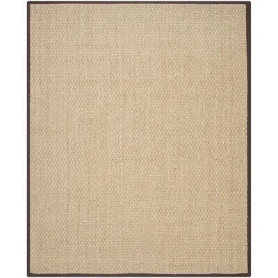 Natural Fiber Natural/Dark Brown Area Rug Safavieh Rug Size: Rectangle 10& x 14&