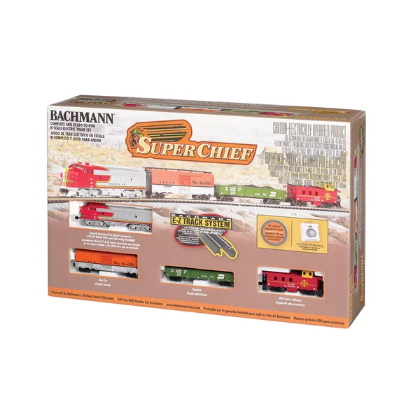 Bachmann Trains Super Chief N Scale Ready To Run Electric Train Set - Multicolor