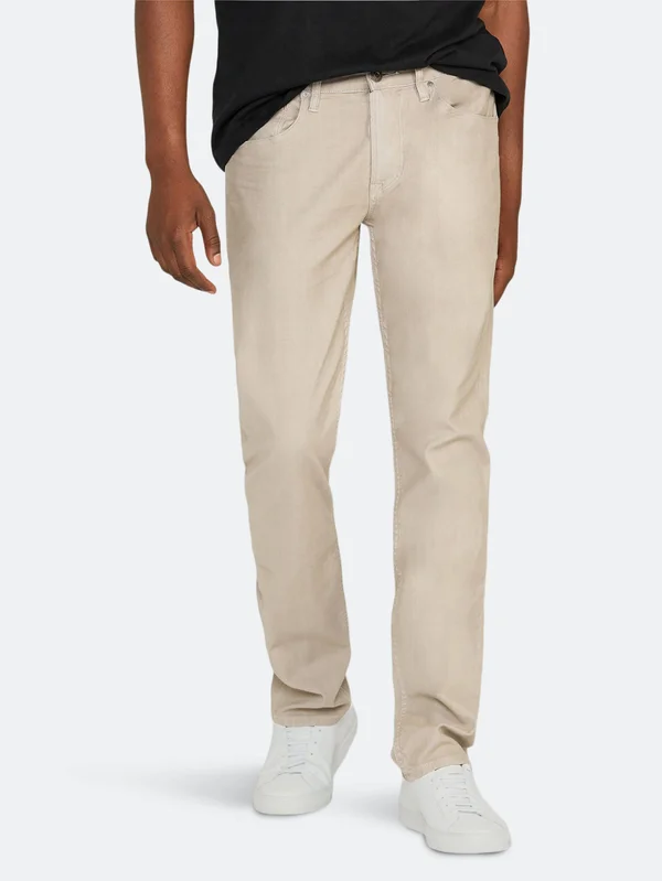 Hudson Jeans Men's Blake Slim Straight Zip Fly Twill - Steel Grey, 28