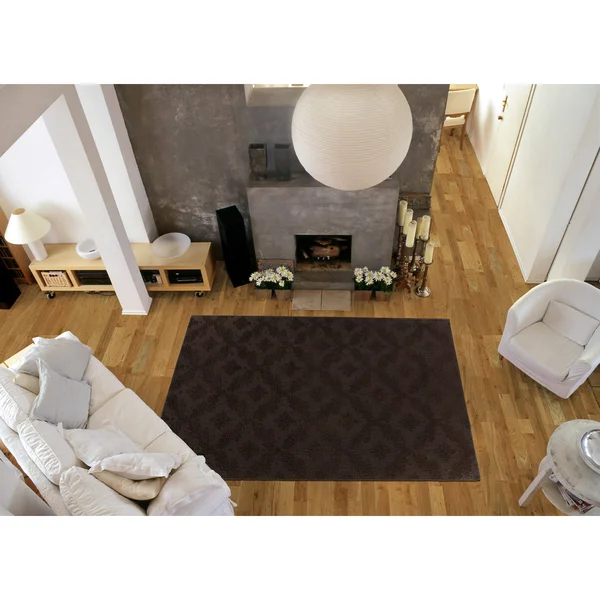 Garland Rug Charleston Mocha 12 ft. x 12 ft. Area Rug - Brown
