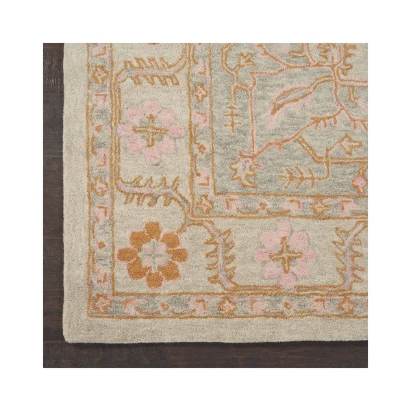 Nourison Jazmine JAZ01 Area Rug - Sand, 2&3x22 x 8& Runner