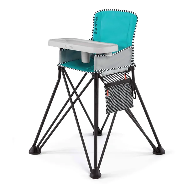 Summer Infant Pop &n Dine SE High Chair (Sweet Life Edition) - Aqua Sugar