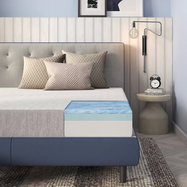 OSleep 10-Inch Medium Firm Gel Memory Foam Mattress - Full