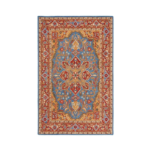 Safavieh Antiquity Rug Collection AT521Q - Red, Blue - 4& x 6&