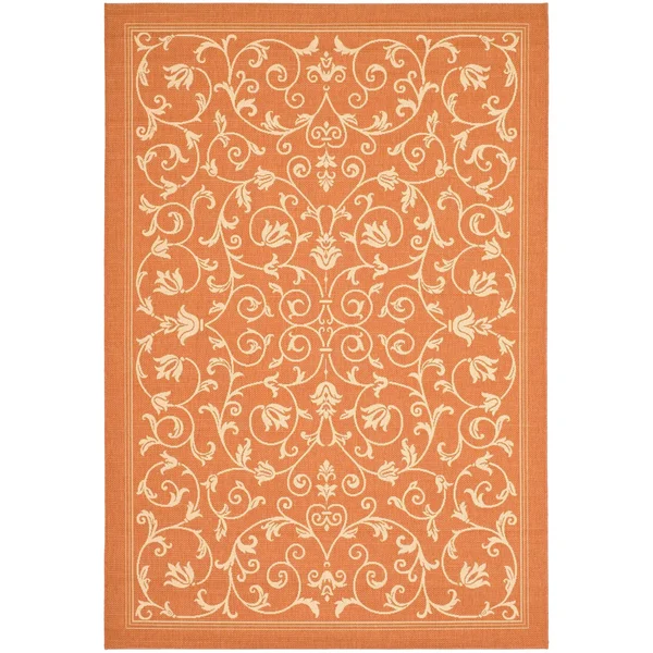 Safavieh Courtyard Clarine Indoor/ Outdoor Rug - 2&3x22 x 10& Runner - Olive/Natural