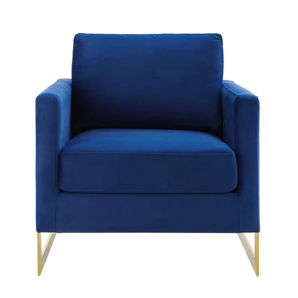 Modway Posse Performance Velvet Accent Chair - Gold Navy