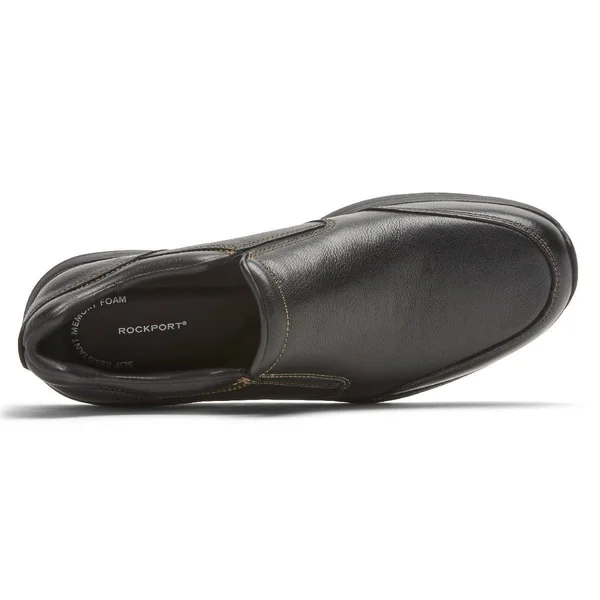Rockport Edge Hill II Double Gore Men's Black Slip on 8.5 W