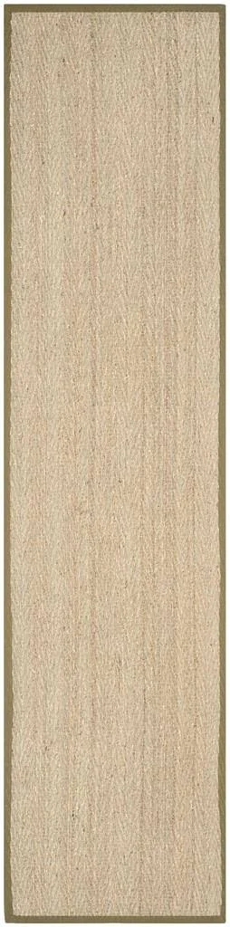 Safavieh Natural Fiber NF115G Natural - Olive Rug 2&6x22 x 16& Runner