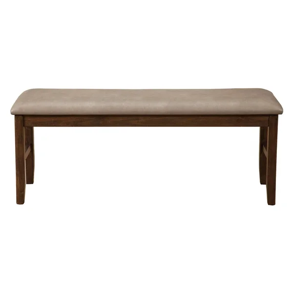 Alpine Furniture Emery Walnut Dining Bench