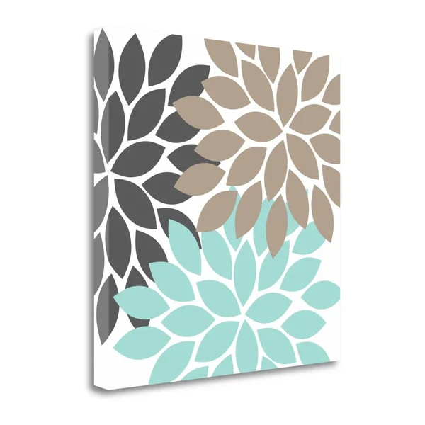 23x22 x 23x22 Flower Trio II by Tamara Robinson Fine Art Giclee Print