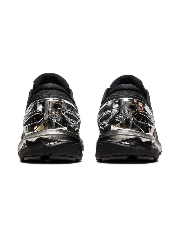 Asics Gel Kayano 27 Platinum Running Shoes Mens, Size 9, Black/Silver