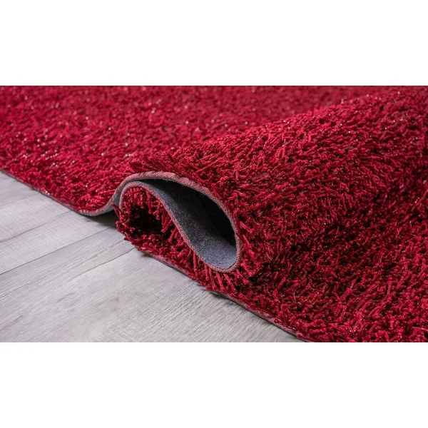 Global Furniture USA Camila Burgundy 8x10 Rug - Burgundy