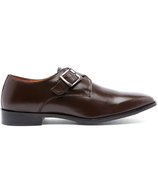 Carlos by Carlos Santana Men's Freedom Single Monk-Strap Loafers - Dark Brown