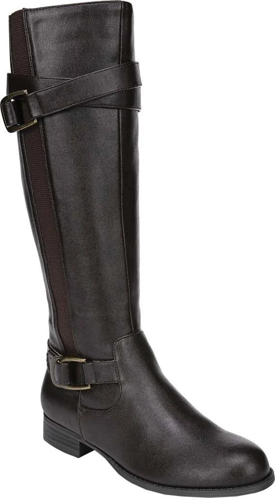 LifeStride Fantastic Women's Riding Boots - Size: 5, Brown