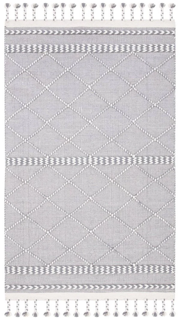 Safavieh Casablanca Rug Collection CSB575F - Grey - Ivory - 3' x 5'