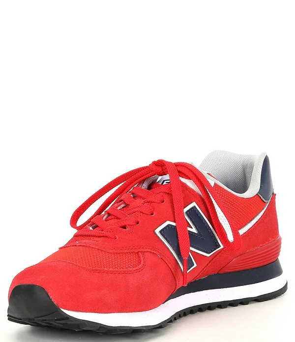 New Balance Shoes 574, ML574SP2 - Red - 9.5
