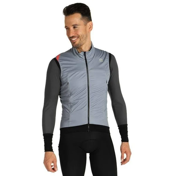 Sportful Fiandre Strato Wind Jacket - L - Cement/Anthracite