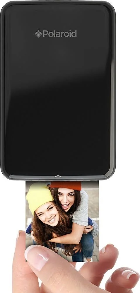 Polaroid ZIP Portable Color Direct Thermal Photo Printer - Wireless - Black