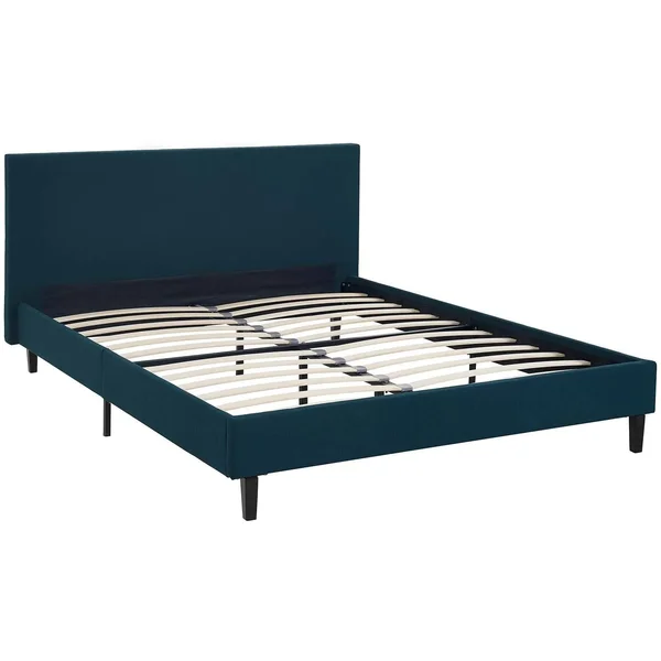 Modway Anya Full Bed White Fabric