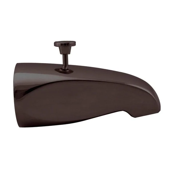 Westbrass D3112-07 Rear Diverter 5-1/2 in. Tub Spout - Satin Nickel