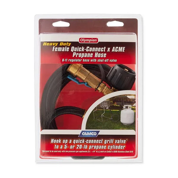 Camco Female Quick-Connect x Acme 6& Propane Hose 57629