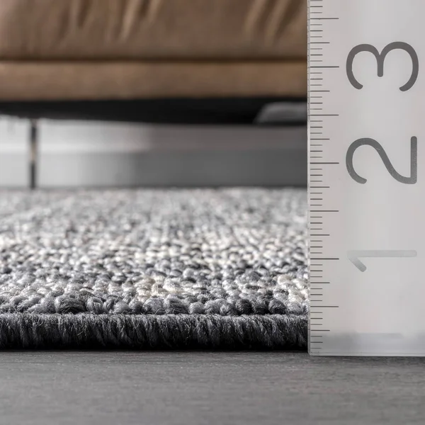 nuLOOM Elodie Checkered Diamonds Gray 3 ft. x 5 ft. Area Rug