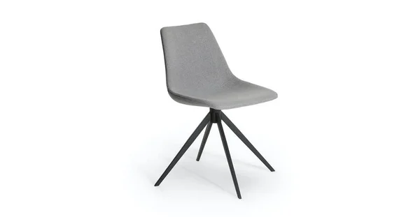 Dark Gray Fabric Swivel Dining Chair, Article Wilsta Modern Furniture