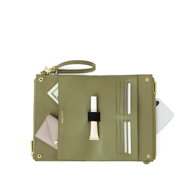 Essentials Clutch Wallet in Pickle - Dagne Dover