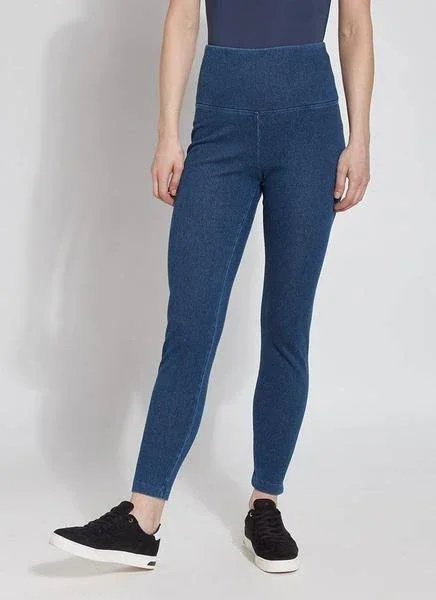 Lysse Leggings 6175 Slimming Denim Legging, Mid Grey