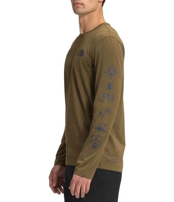 The North Face Long-Sleeve Himalayan Bottle Tee - S