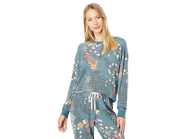 Honeydew Star Seeker Brushed Jersey Lounge Set - Laurel Leaves (94113) XL