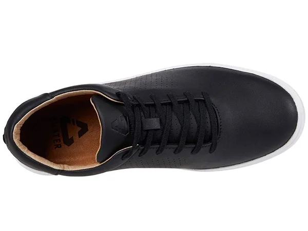 TravisMathew Phenom - Leather Men's Shoes Black : 13 M