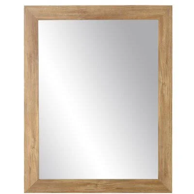 Drishya Farmhouse Distressed Wall Mirror Gracie Oaks Size: 32x22 x 27