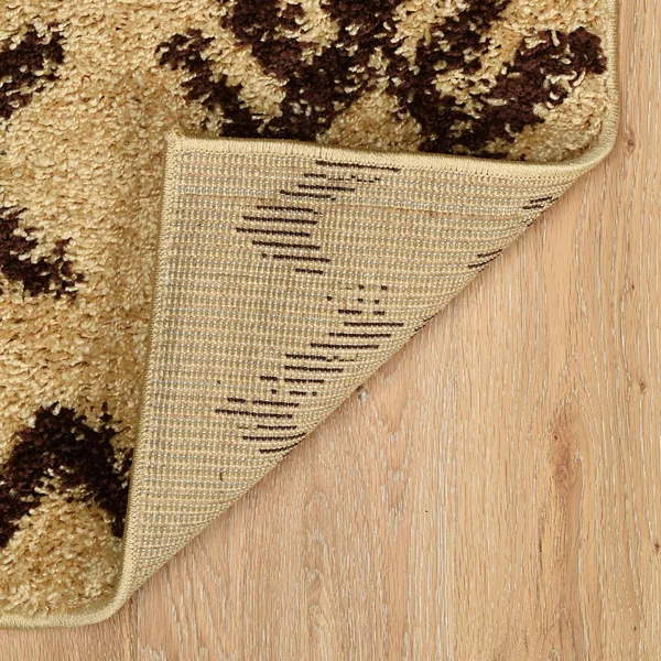 Linon Moroccan Mekenes Rug - 8& x 10& - Camel/Brown